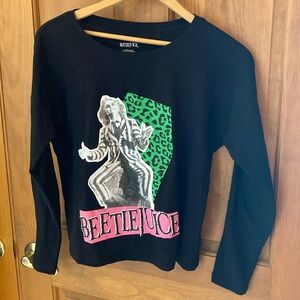 Beetlejuice Girls XL Long Sleeve T-shirt